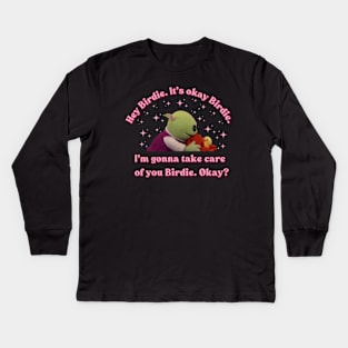 Girl It's okay Kids Long Sleeve T-Shirt